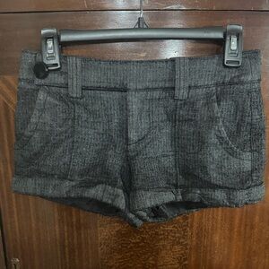 Dark grey Bebe short shorts